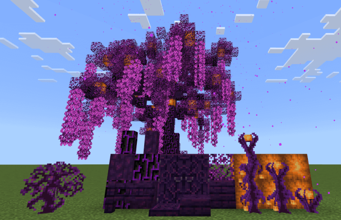 Violet tree