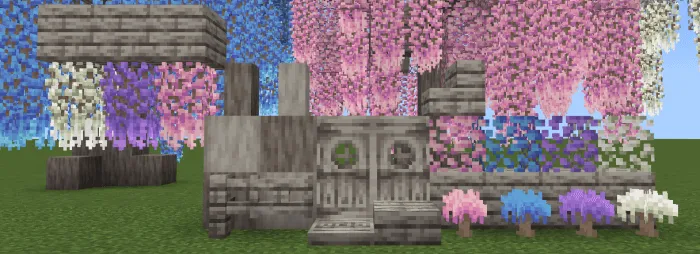 Blocks from Wisteria Tree