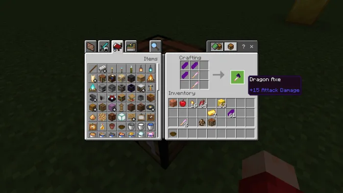 Dragon Axe Recipe