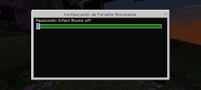 Infect Blocks disabled