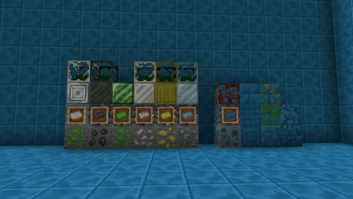 New Ores, Ingots and Blocks in the Addon