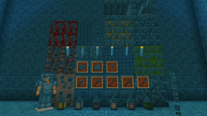 Strontium: Ore, Ingot, Block and Armor