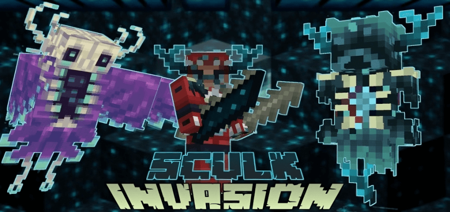 Sculk Invasion Addon (1.19) – MCPE/Bedrock Mod 