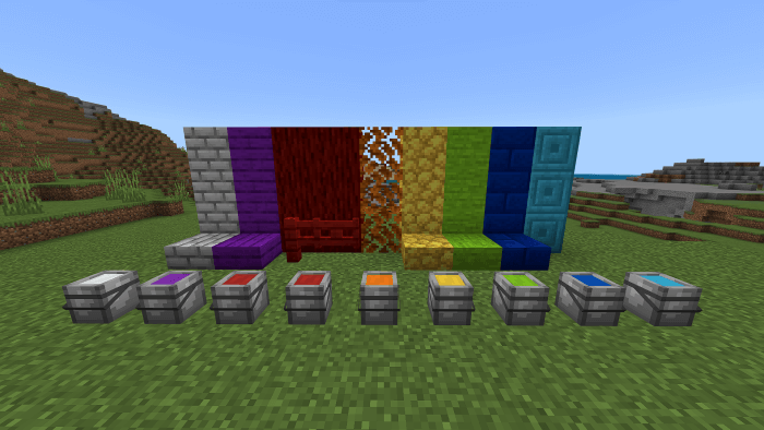 Colored Block Variants