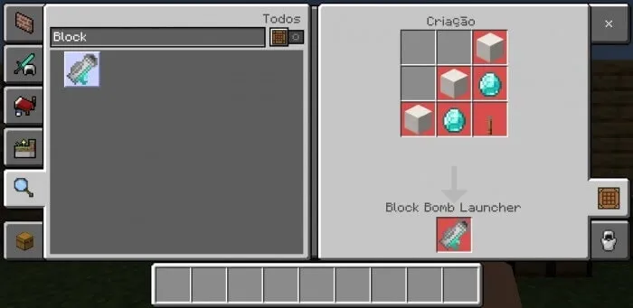 Block Bomb Launcher recipe
