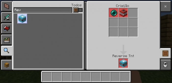 Reverse TNT recipe