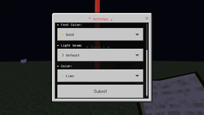 Location Edit Options 2