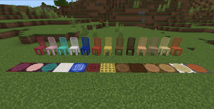 Chair furniture variants