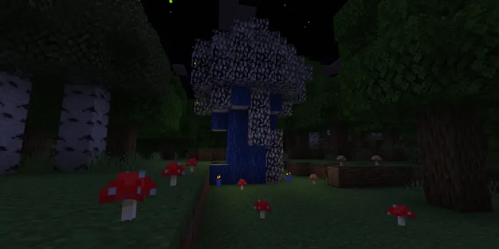 Mystical Tree at Night