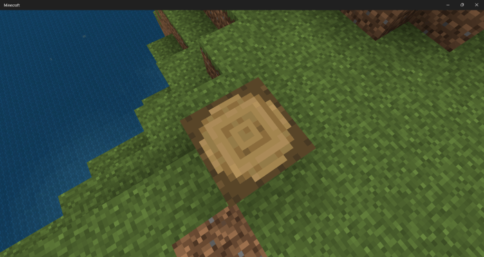New tree log texture (screenshot 1)