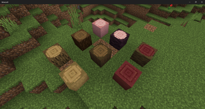 New tree log texture (screenshot 2)