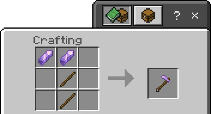 Amethyst Hoe Recipe