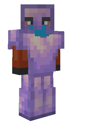 Equipped Amethyst Armor
