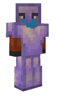 Equipped Amethyst Armor