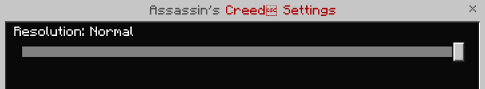 Normal Resolution in the Assassin's Creed Addon