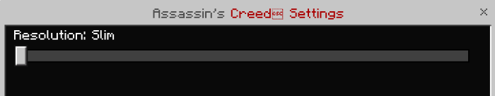 Slim Resolution in the Assassin's Creed Addon