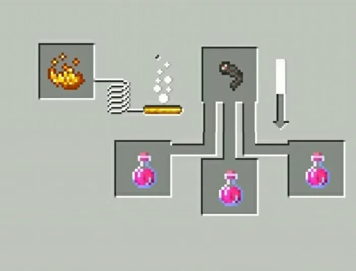 Health Potions Recipe from Leech