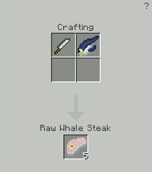 Raw Whale Steak Recipe