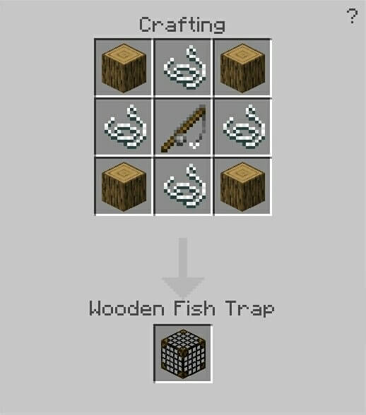 Wooden Fish Trap Recipe