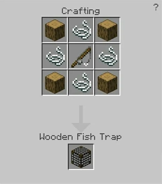 Wooden Fish Trap Recipe