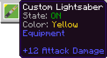Custom Lightsaber Description