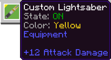 Custom Lightsaber Description