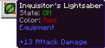 Inquisitor's Lightsaber Description