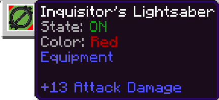 Inquisitor's Lightsaber Description