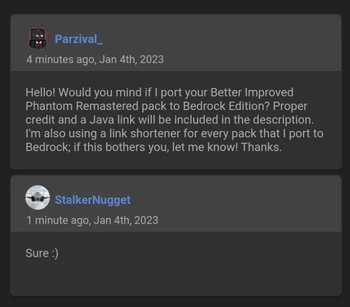 StalkerNugget's Permission for Parzival