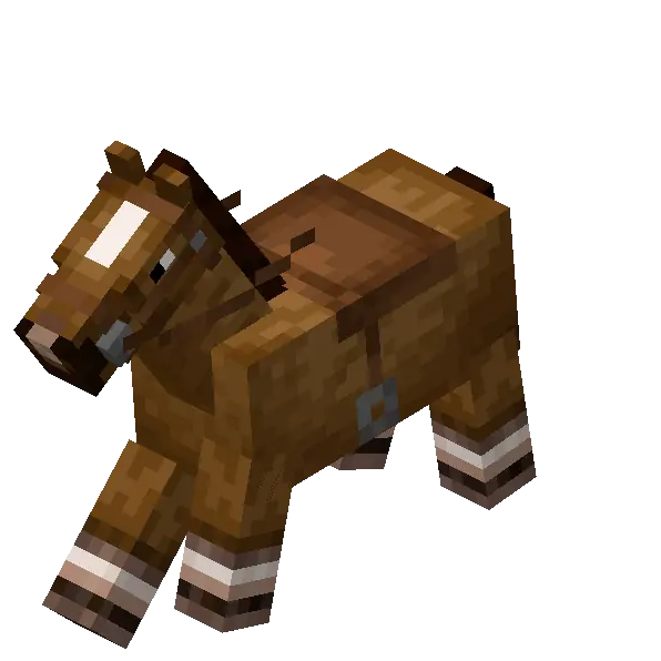 New horse run animation