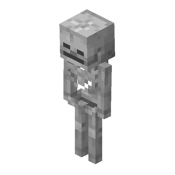 New skeleton bow charging animation