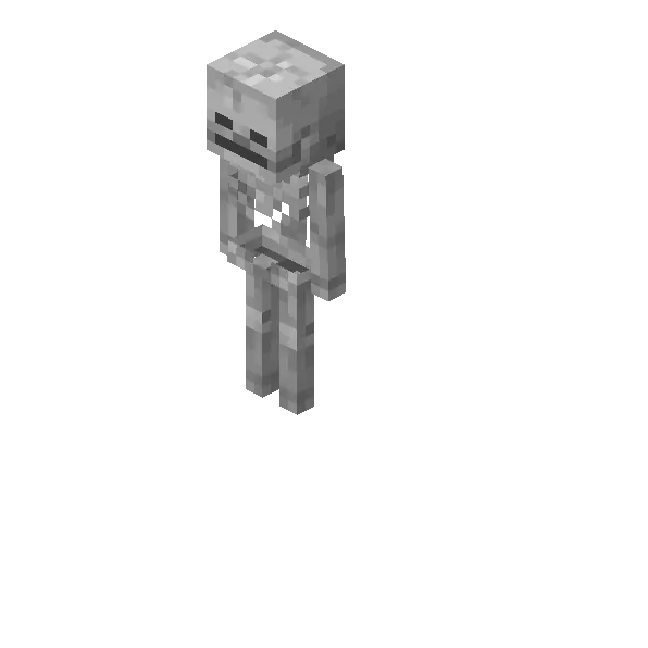 New skeleton death animation