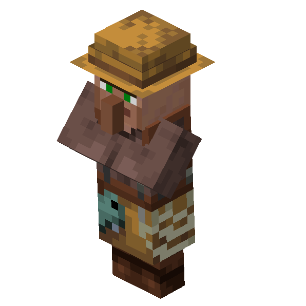 New villager idle and blink animation