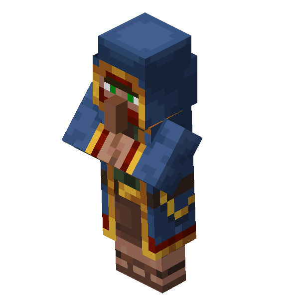 New wandering trader idle animation