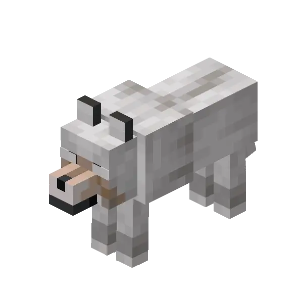 New wolf shaking animation