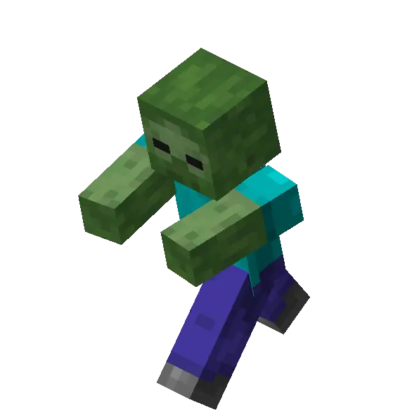 New zombie walk animation