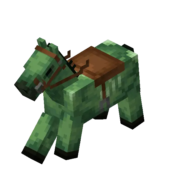 New zombie horse run animation