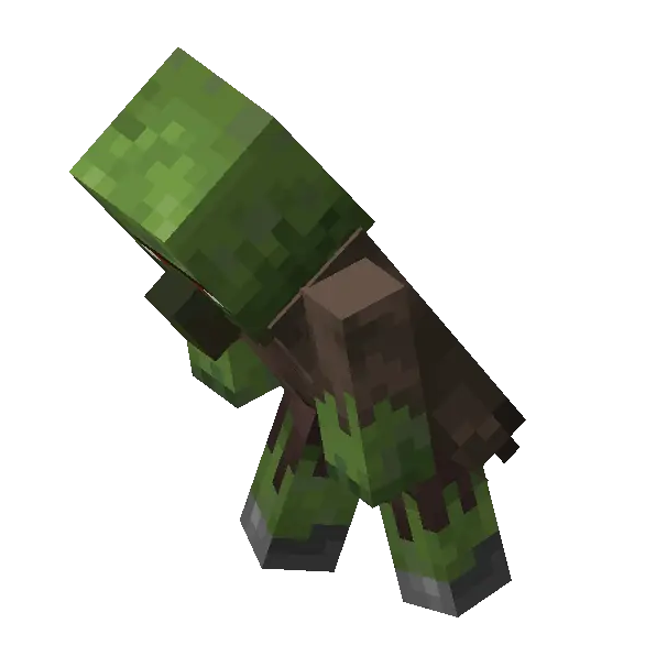 New zombie villager idle animation (variant 1)