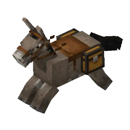 Donkey run animation