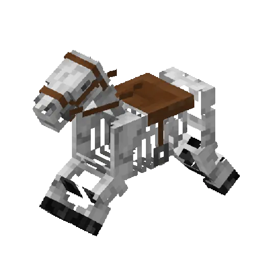 Skeleton Horse run animation