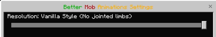 Better Mob Animations pack with vanilla style