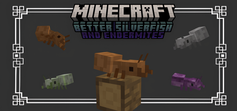 Better Silverfish and Endermite Texture Pack for Minecraft