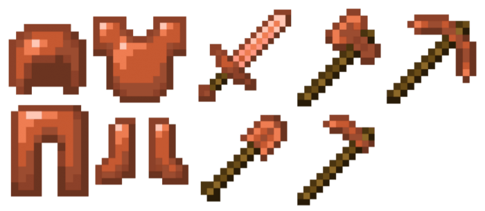 Copper armor and tools