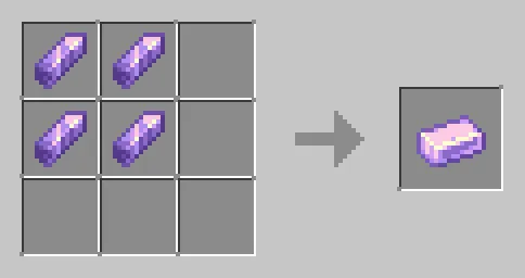 Amethyst Ingot Recipe
