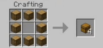 Chests Recipe from Logs