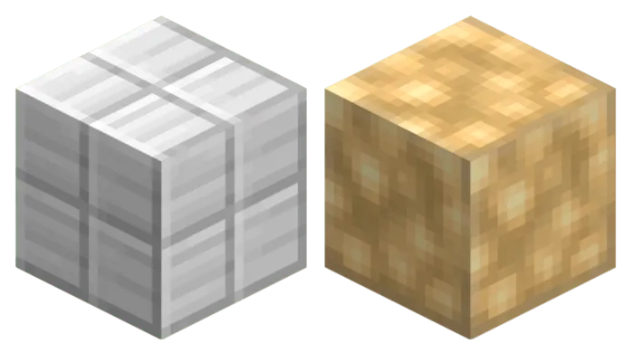 Cut Iron & Smooth Glowstone