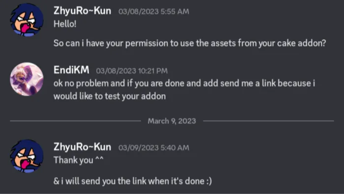 Permission from EndiKM