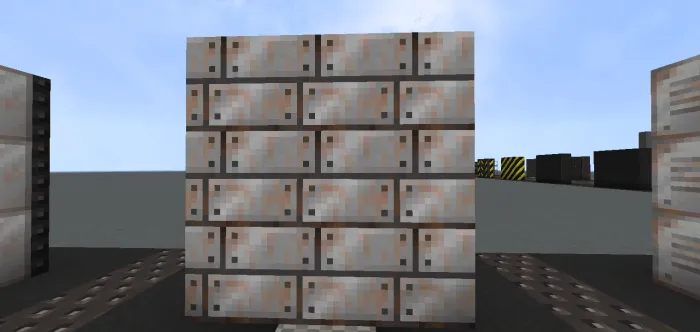 Rusted Metal Panel Block