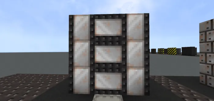 Rusted Metal Pillar Block