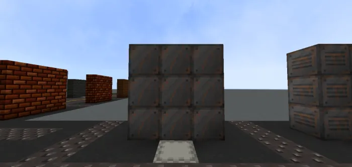 Rusted Steel Wall Block